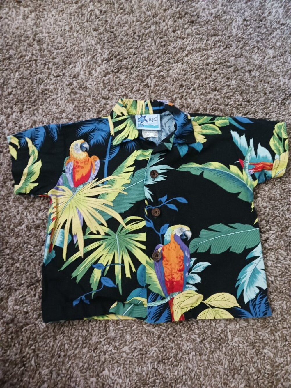 RJC Hawaiian youth shirt 18 M